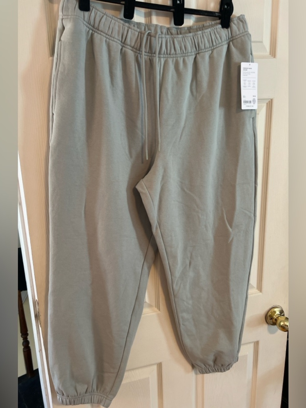 Athleta Forever Fleece Jogger Sage Green XL NWT Cozy Lounge Pants